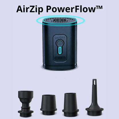 AirZip PowerFlow™ | ふくらます・抜く・照らす、これ一台